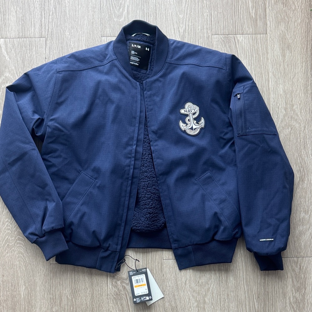 Under Armour Dark Blue Bomber Jacket